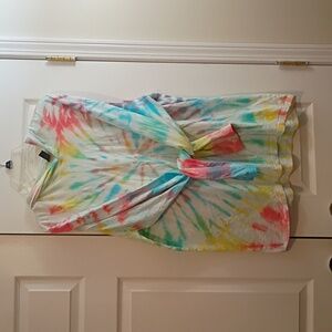 Anvil Multicolor Tie-Dye Lightweight Hoodie